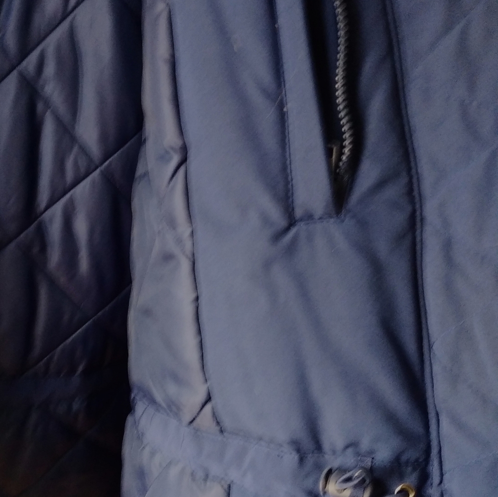 Woman Within Arctic Down Filled Hooded Parka Womens Size 4X 34 / 36 Plus Size - Picture 4 of 11